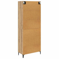 Produktbild för Skåp Väggmonterad Artisan Ek 69,5 x 34 x 180 cm Konstruerat trä
