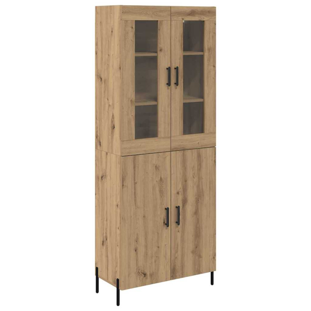 Produktbild för Skåp Väggmonterad Artisan Ek 69,5 x 34 x 180 cm Konstruerat trä