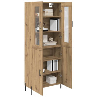 Produktbild för Skåp Väggmonterad Artisan Ek 69,5 x 34 x 180 cm Konstruerat trä