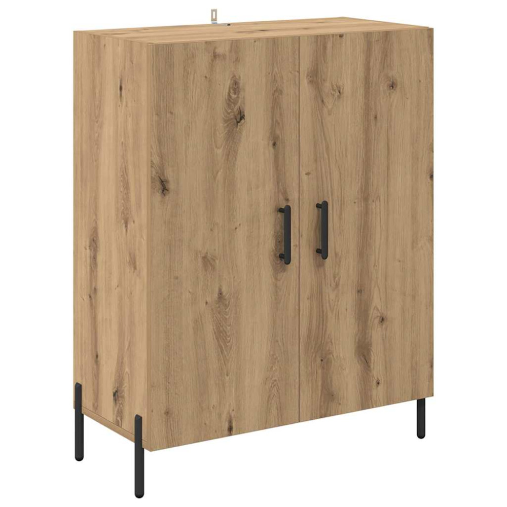 Produktbild för Skåp Väggmonterad Artisan Ek 69,5 x 34 x 180 cm Konstruerat trä