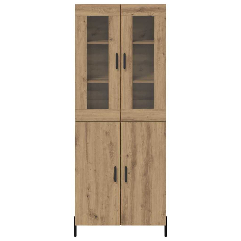 Produktbild för Skåp Väggmonterad Artisan Ek 69,5 x 34 x 180 cm Konstruerat trä