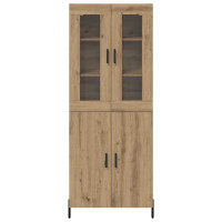 Produktbild för Skåp Väggmonterad Artisan Ek 69,5 x 34 x 180 cm Konstruerat trä