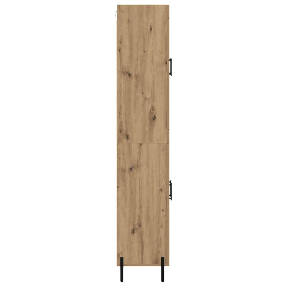 Produktbild för Skåp Väggmonterad Artisan Ek 69,5 x 34 x 180 cm Konstruerat trä