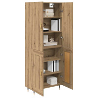 Produktbild för Skåp Väggmonterad Artisan Ek 69,5 x 34 x 180 cm Konstruerat trä