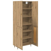 Produktbild för Skåp Väggmonterad Artisan Ek 69,5 x 34 x 180 cm Konstruerat trä