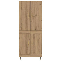 Produktbild för Skåp Väggmonterad Artisan Ek 69,5 x 34 x 180 cm Konstruerat trä