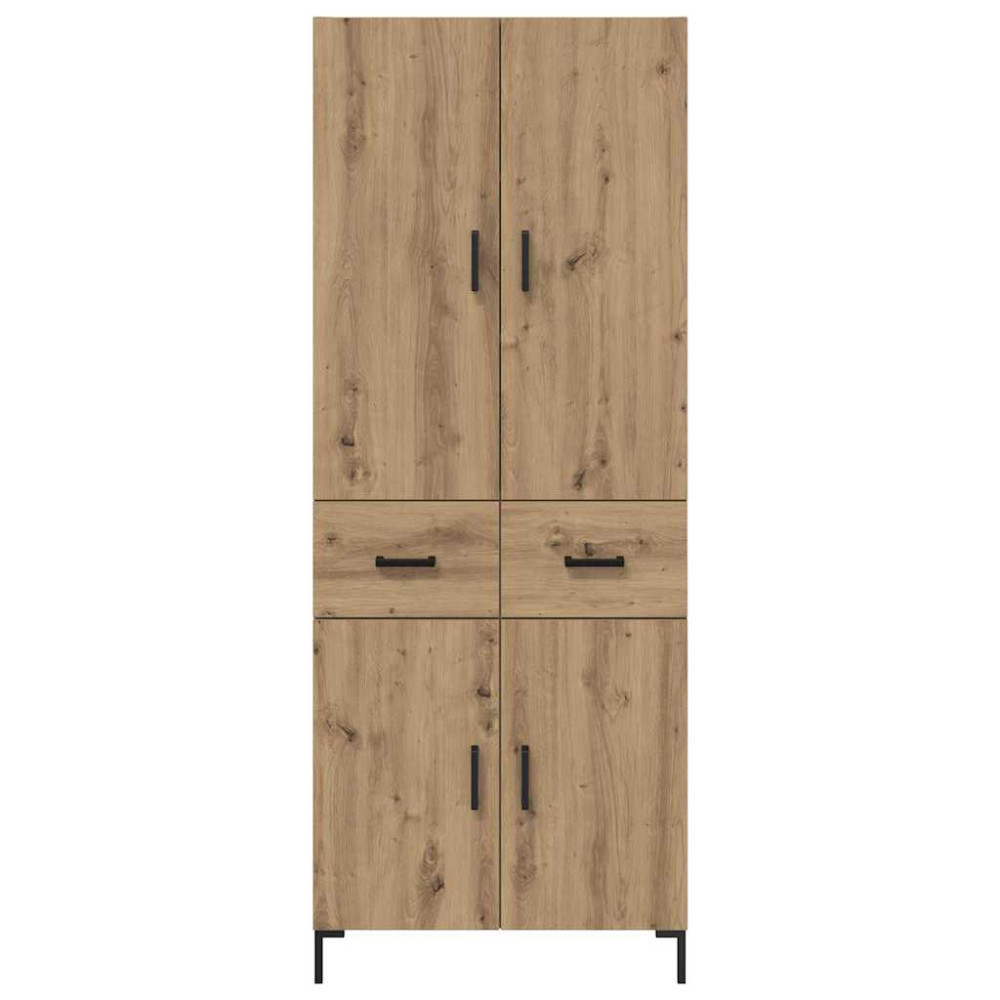 Produktbild för Skåp Väggmonterad Artisan Ek 69,5 x 34 x 180 cm Konstruerat trä