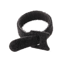 Produktbild för StarTech.com 6in Hook and Loop Cable Ties, 50 Pack, Black, Reusable Cable Straps, Adjustable and Flexible, Cord Organizer Tie/Wraps for Professional Cable Management - Wire Loop Ties (B506I-HOOK-LOOP-TIES) - kabelsamlare - kardborrefäste