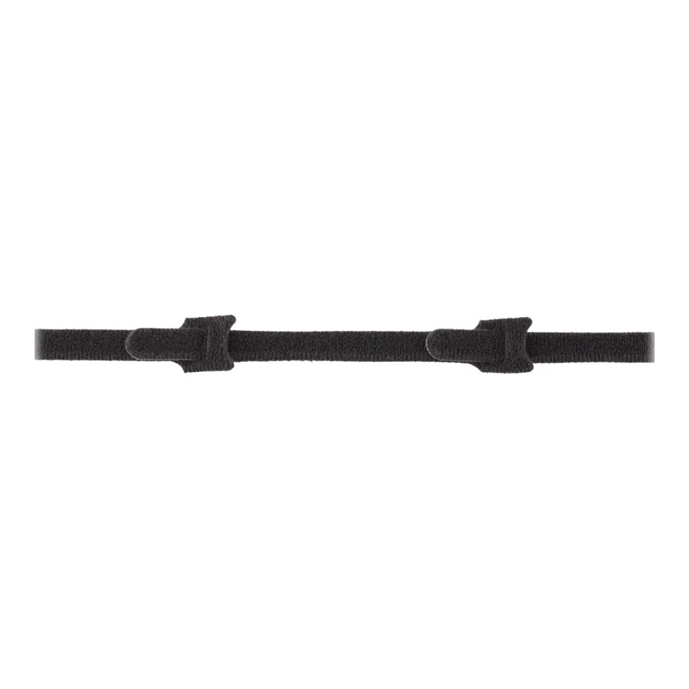 Produktbild för StarTech.com 6in Hook and Loop Cable Ties, 50 Pack, Black, Reusable Cable Straps, Adjustable and Flexible, Cord Organizer Tie/Wraps for Professional Cable Management - Wire Loop Ties (B506I-HOOK-LOOP-TIES) - kabelsamlare - kardborrefäste