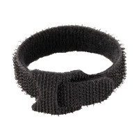 Produktbild för StarTech.com 6in Hook and Loop Cable Ties, 50 Pack, Black, Reusable Cable Straps, Adjustable and Flexible, Cord Organizer Tie/Wraps for Professional Cable Management - Wire Loop Ties (B506I-HOOK-LOOP-TIES) - kabelsamlare - kardborrefäste