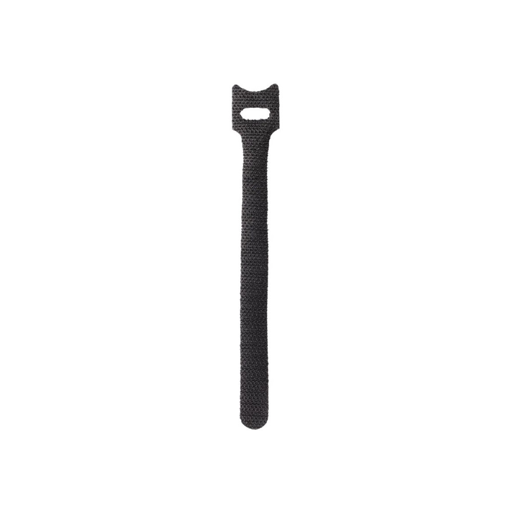 Produktbild för StarTech.com 6in Hook and Loop Cable Ties, 50 Pack, Black, Reusable Cable Straps, Adjustable and Flexible, Cord Organizer Tie/Wraps for Professional Cable Management - Wire Loop Ties (B506I-HOOK-LOOP-TIES) - kabelsamlare - kardborrefäste