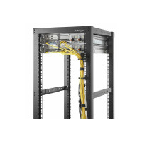 Produktbild för StarTech.com 5-Pack 1U Vertical Cable Management D-Ring Hooks, Cable Manager For 19" Server Racks/Cabinets, Network Rack Wire Organizers, Cable Guide Rings - kabelhanteringsring (vertikal) - 1U
