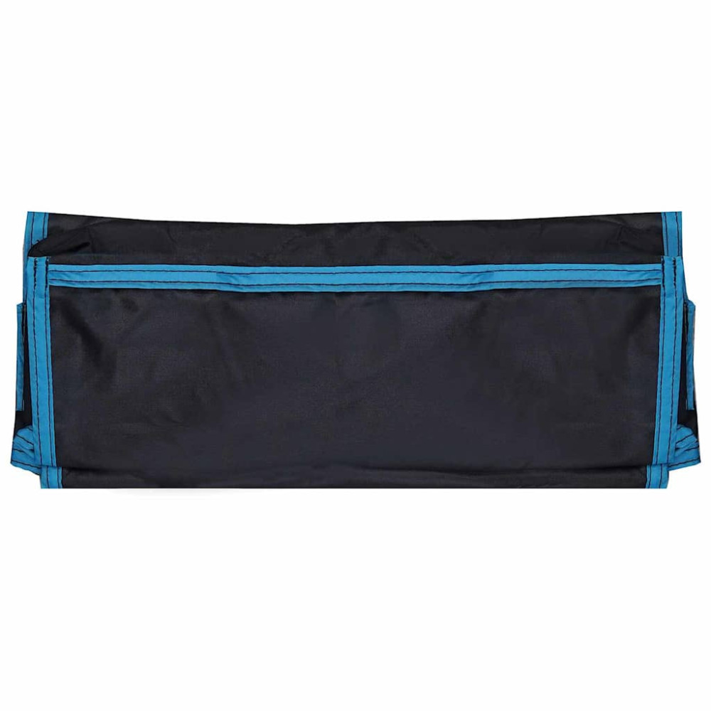 Produktbild för Hängande Tältorganisator 10 Fack Svart 40,5 x 25 x 80 cm oxford