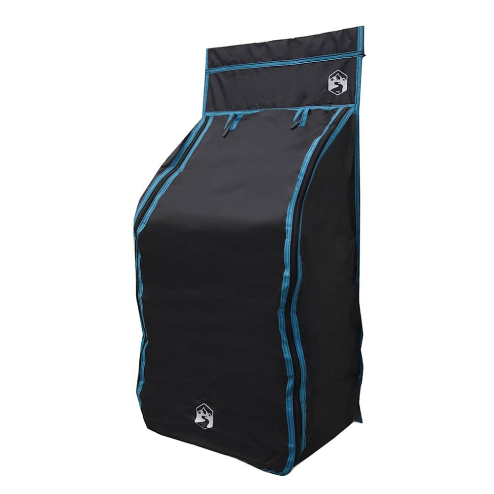 Produktbild för Hängande Tältorganisator 10 Fack Svart 40,5 x 25 x 80 cm oxford