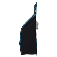 Produktbild för Hängande Tältorganisator 10 Fack Svart 40,5 x 25 x 80 cm oxford