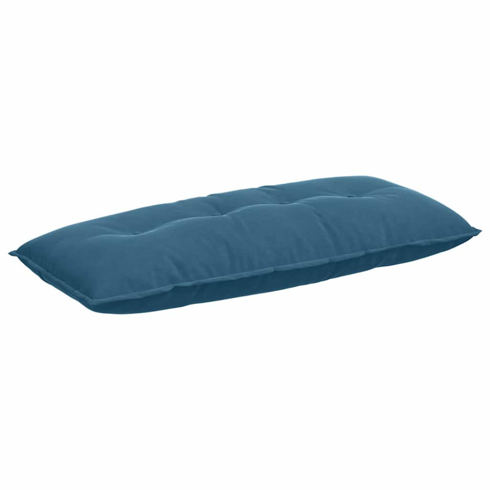 Produktbild för Ryggkudde Blå 120 x 50 cm Kordread tyg