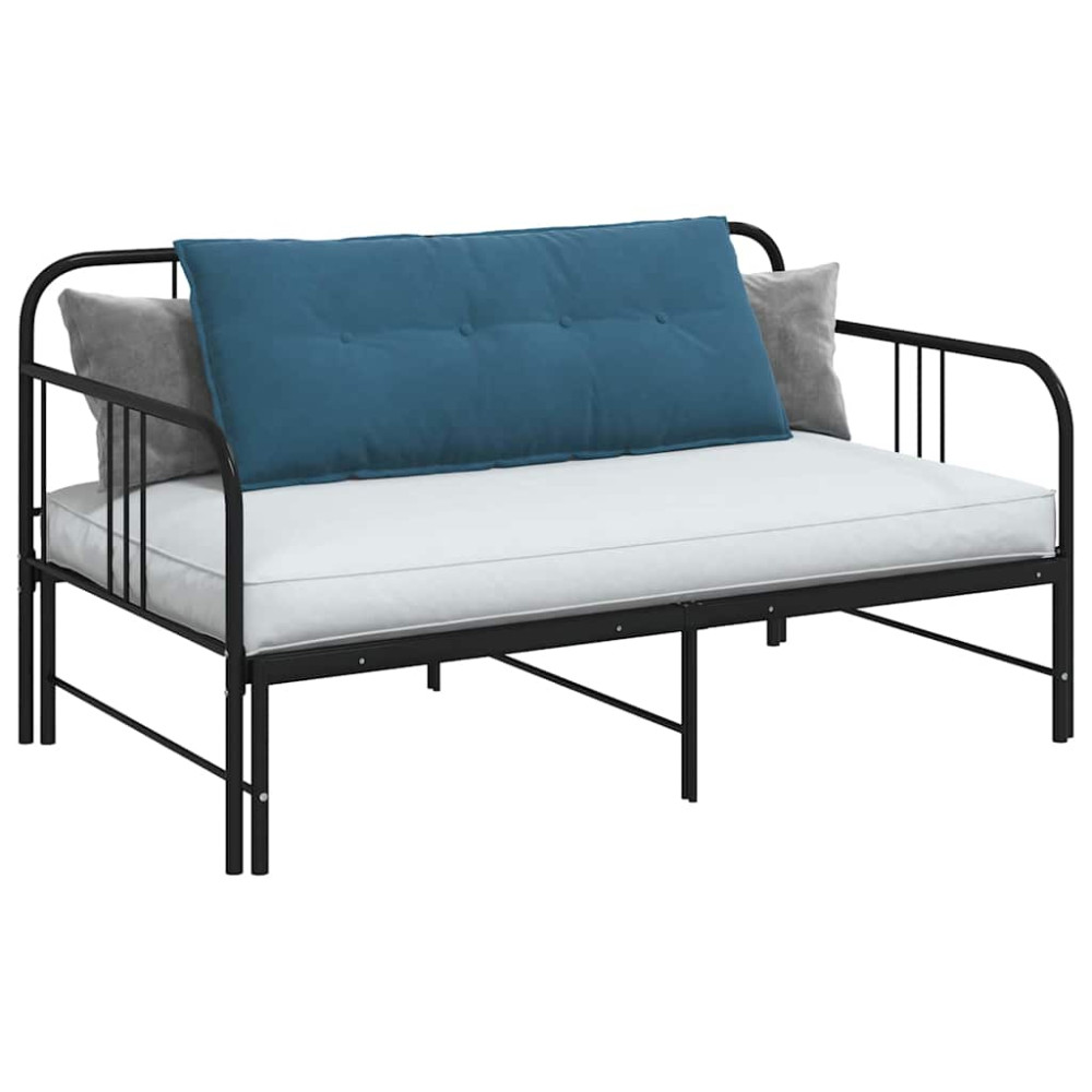 Produktbild för Ryggkudde Blå 120 x 50 cm Kordread tyg