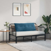Produktbild för Ryggkudde Blå 120 x 50 cm Kordread tyg