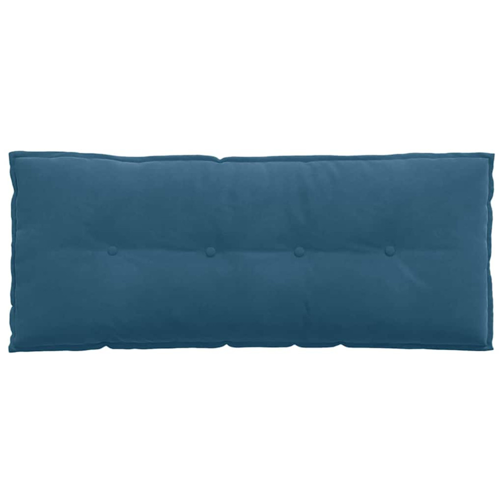 Produktbild för Ryggkudde Blå 120 x 50 cm Kordread tyg