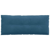 Produktbild för Ryggkudde Blå 120 x 50 cm Kordread tyg