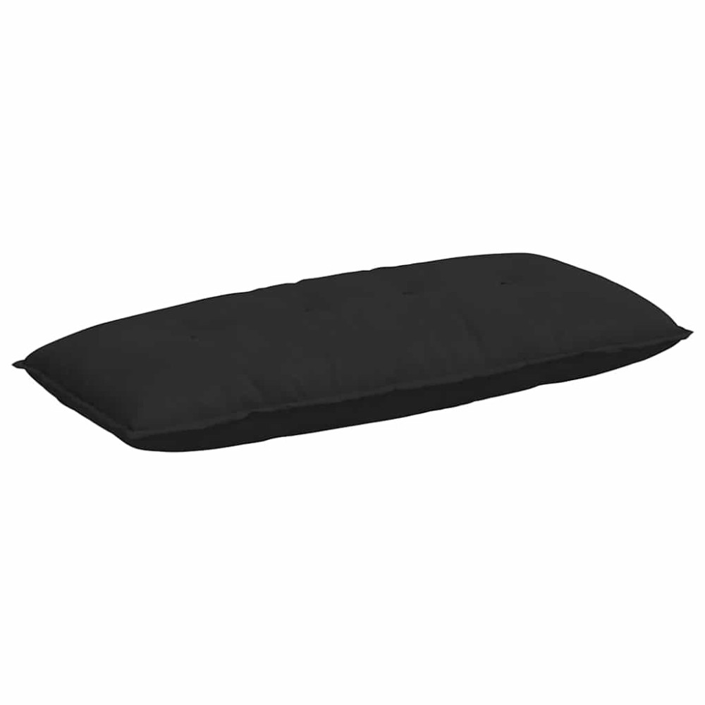 Produktbild för Ryggkudde Svart 120 x 50 cm Mikrofiber Tyg
