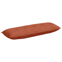 Produktbild för Ryggkudde Röd orange 140 x 50 cm Kordread tyg