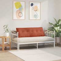 Produktbild för Ryggkudde Röd orange 140 x 50 cm Kordread tyg