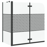 Produktbild för Badrumsinredning Geometriskt Svart 120 x 67 x 129 cm