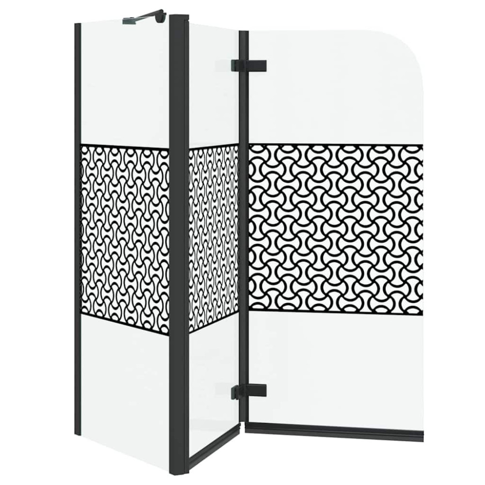 Produktbild för Badrumsinredning Geometriskt Svart 120 x 67 x 129 cm