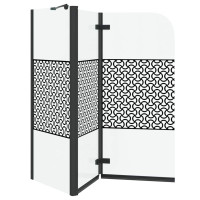 Produktbild för Badrumsinredning Geometriskt Svart 120 x 67 x 129 cm