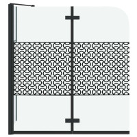 Produktbild för Badrumsinredning Geometriskt Svart 120 x 67 x 129 cm