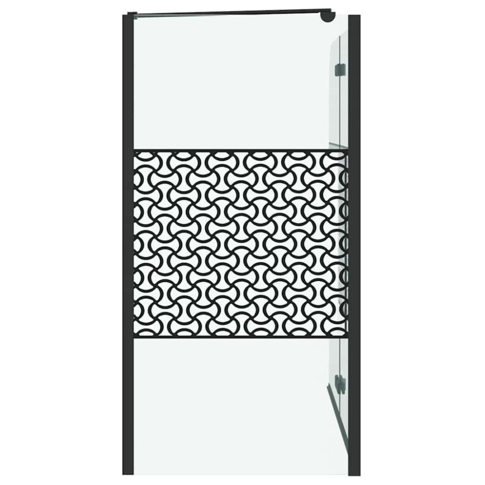 Produktbild för Badrumsinredning Geometriskt Svart 120 x 67 x 129 cm