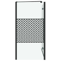 Produktbild för Badrumsinredning Geometriskt Svart 120 x 67 x 129 cm