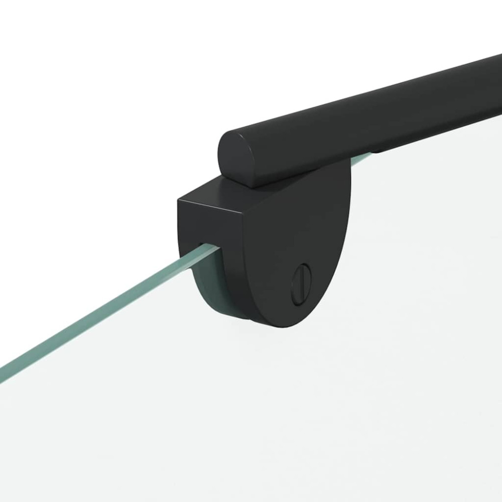 Produktbild för Badrumsinredning Geometriskt Svart 120 x 67 x 129 cm