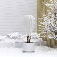Produktbild för Frostskydd för växtfleece Vit 20 x 1,6 m Syntetiskt tyg