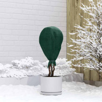 Produktbild för Frostskydd för växtfleece Grön 100 x 1,6 m Syntetiskt tyg
