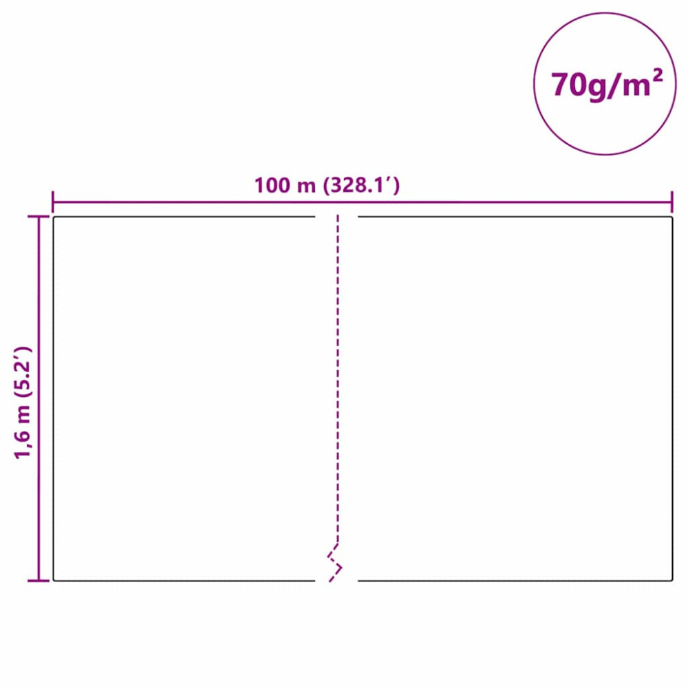 Produktbild för Frostskydd för växtfleece Beige 100 x 1,6 m Syntetiskt tyg