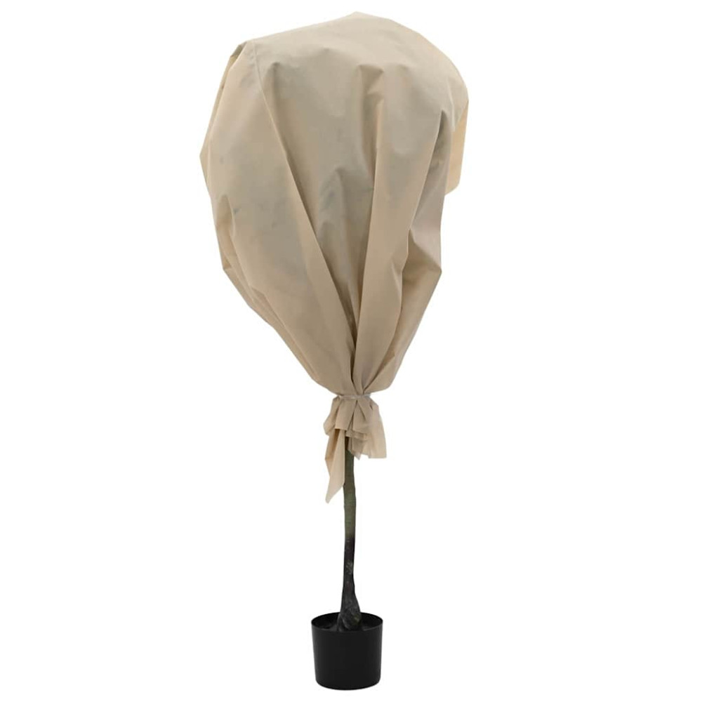 Produktbild för Frostskydd för växtfleece Beige 100 x 3,2 m Syntetiskt tyg