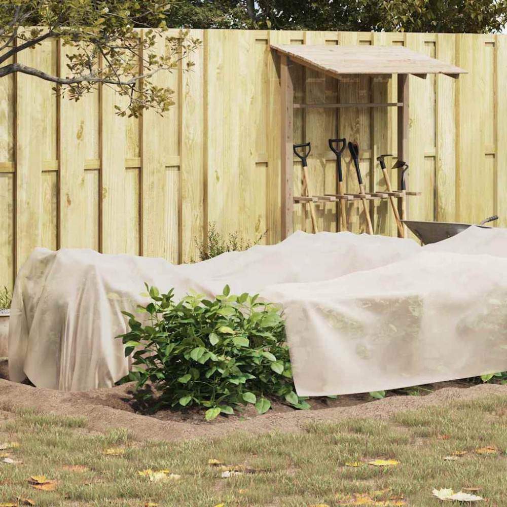 Produktbild för Frostskydd för växtfleece Beige 100 x 3,2 m Syntetiskt tyg