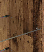 Produktbild för Väggmonterade TV-skåp 2 pcs Gammalt trä 30,5 x 30 x 90 cm
