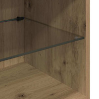 Produktbild för Väggmonterade TV-skåp 2 pcs Artisan Ek 40,5 x 30 x 90 cm