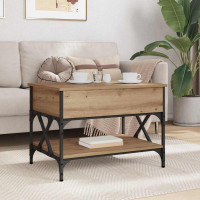 Produktbild för Kaffeebord Artisan Ek 70x50x50cm Konstruerat trä