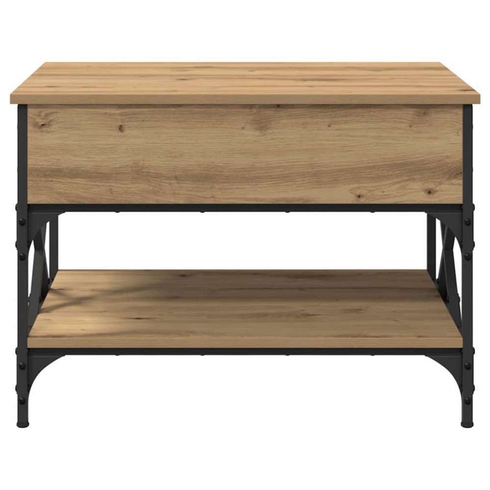 Produktbild för Kaffeebord Artisan Ek 70x50x50cm Konstruerat trä