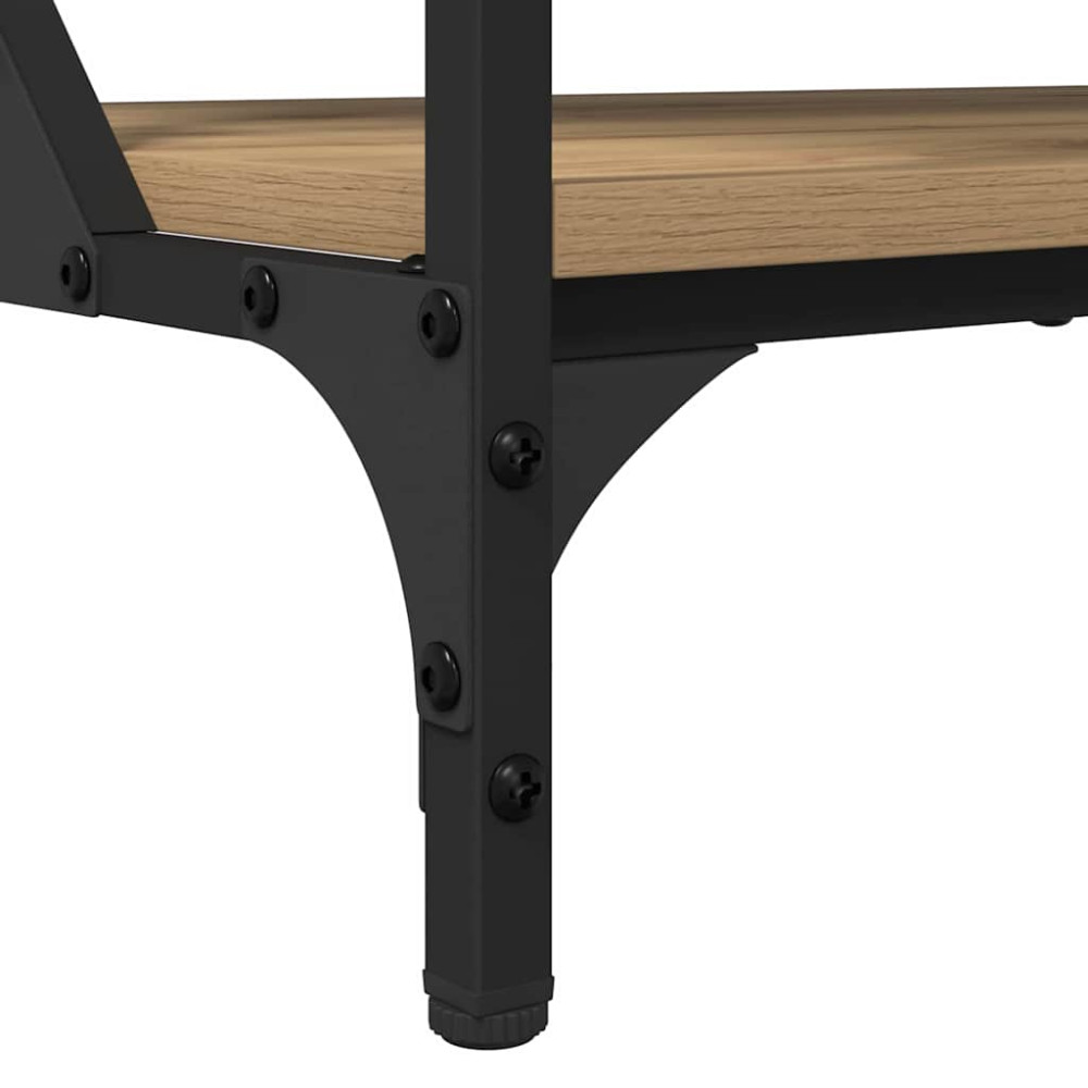 Produktbild för Kaffeebord Artisan Ek 70x50x50cm Konstruerat trä
