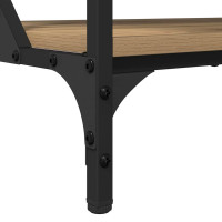 Produktbild för Kaffeebord Artisan Ek 70x50x50cm Konstruerat trä