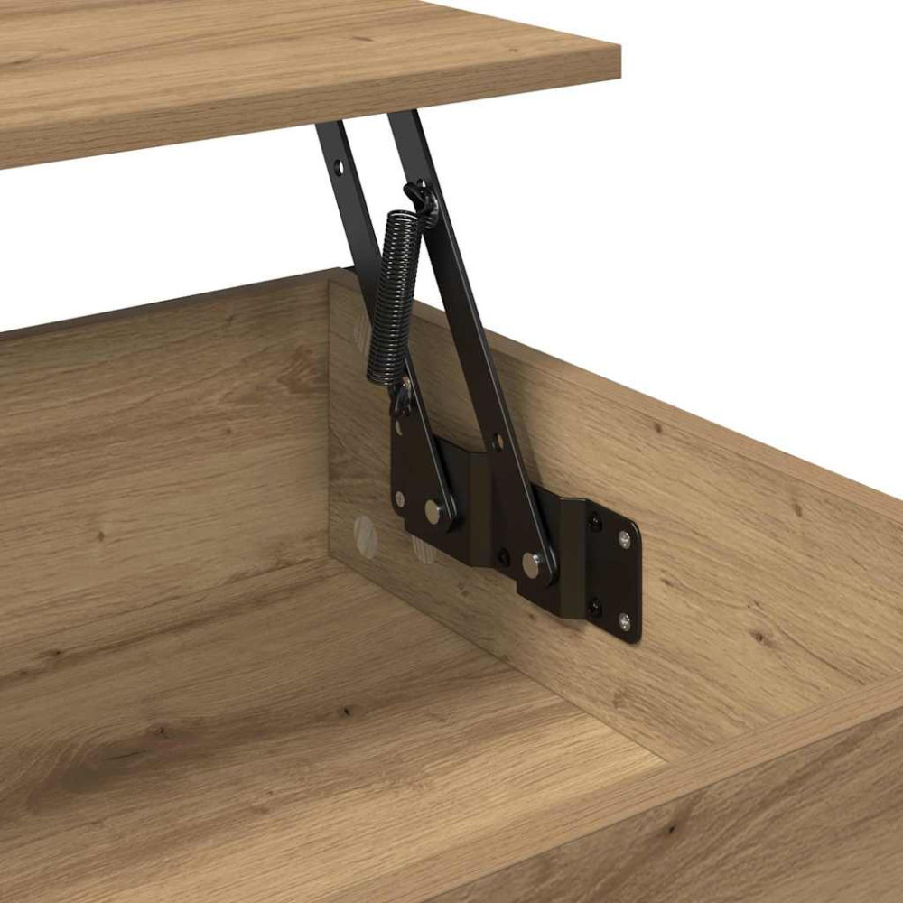 Produktbild för Kaffeebord Artisan Ek 70x50x50cm Konstruerat trä