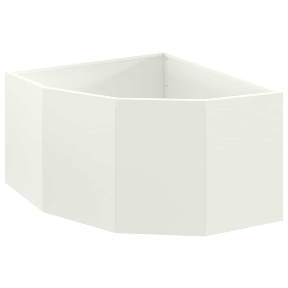 Produktbild för Hörnställning Vit 60 x 60 x 35 cm Stål