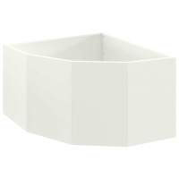 Produktbild för Hörnställning Vit 60 x 60 x 35 cm Stål