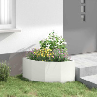 Produktbild för Hörnställning Vit 60 x 60 x 35 cm Stål