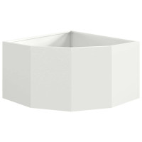 Produktbild för Hörnställning Vit 60 x 60 x 35 cm Stål